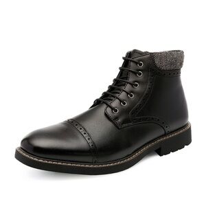 Bruno Marc Men’s Warner-1 Black Boots